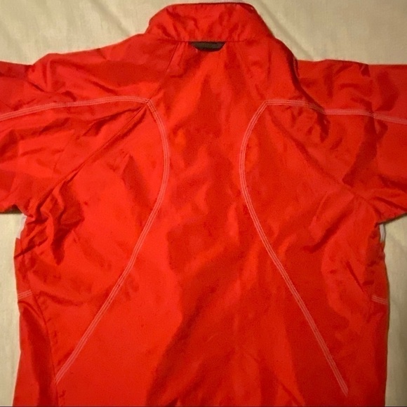 🎈$5 add. YOUTH Red jacket windbreaker/ rain coat. Size large - Picture 5 of 7